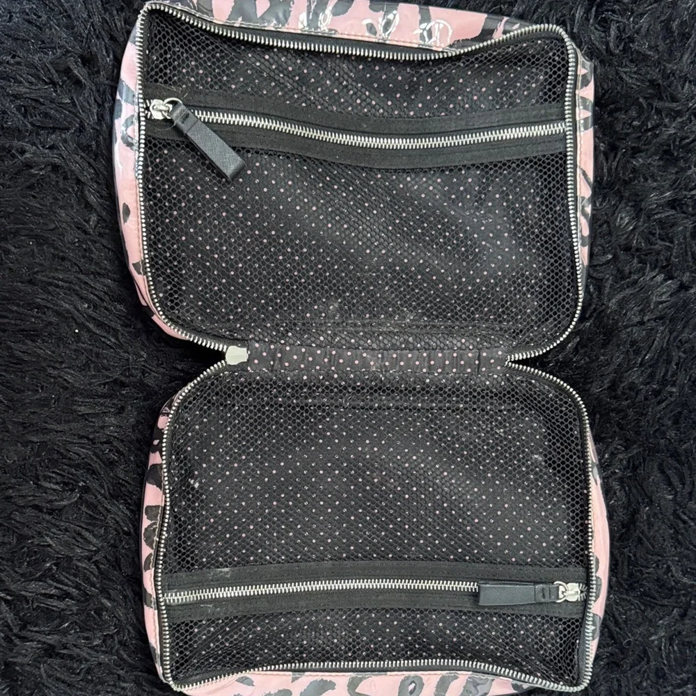 Victoria's Secret Pink and Black Cosmetic Bag - Picture 3 of 3